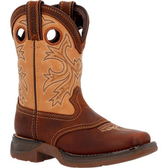 Lil’ Rebel™ by Durango Little Kids’ Brown Tan Western Boot