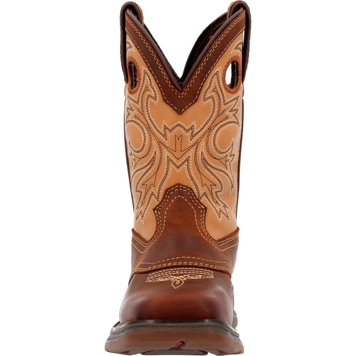 Lil’ Rebel by Durango Big Kids Brown Tan Western Boot