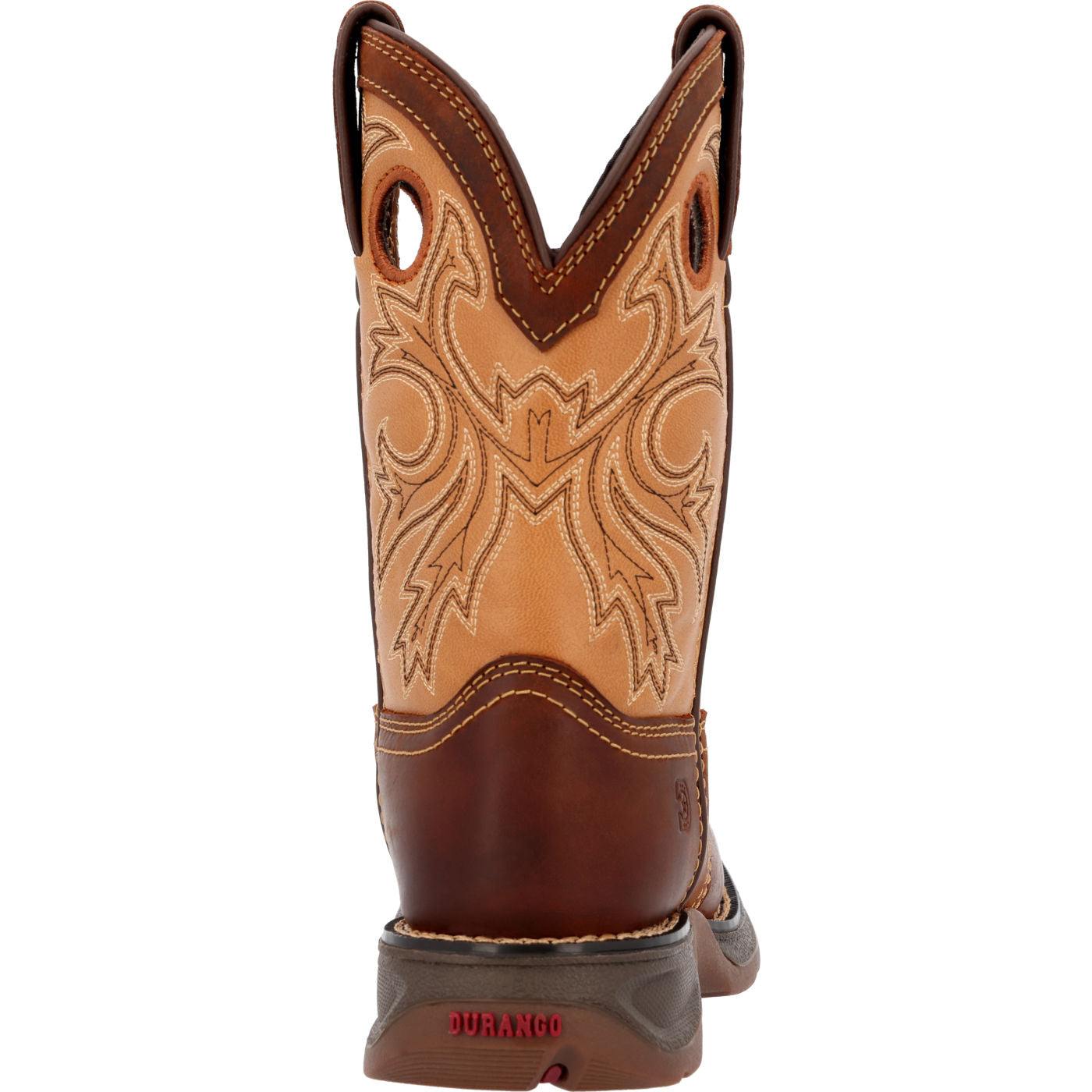 Lil’ Rebel by Durango Big Kids Brown Tan Western Boot