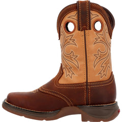 Lil’ Rebel by Durango Big Kids Brown Tan Western Boot