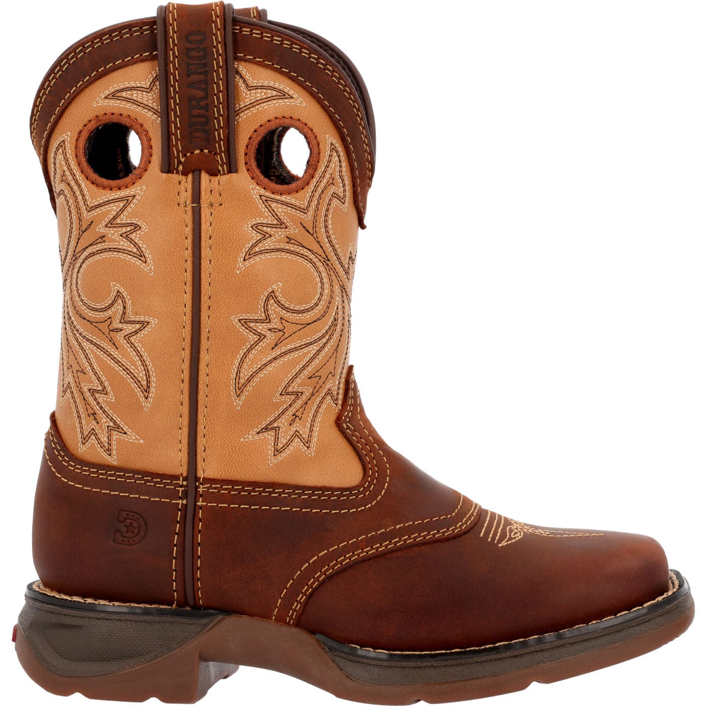 Lil’ Rebel by Durango Big Kids Brown Tan Western Boot