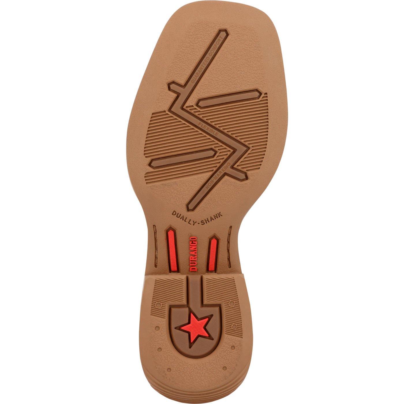 Durango Lil' Rebel Pro™ Big Kids' Coffee and Bone Western Boot