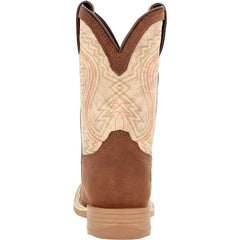 Durango Lil' Rebel Pro™ Big Kids' Coffee and Bone Western Boot