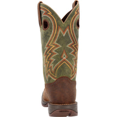 Rebel™ by Durango Dark Chestnut and Hunter Green Western Boot