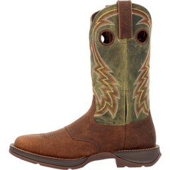 Rebel™ by Durango Dark Chestnut and Hunter Green Western Boot