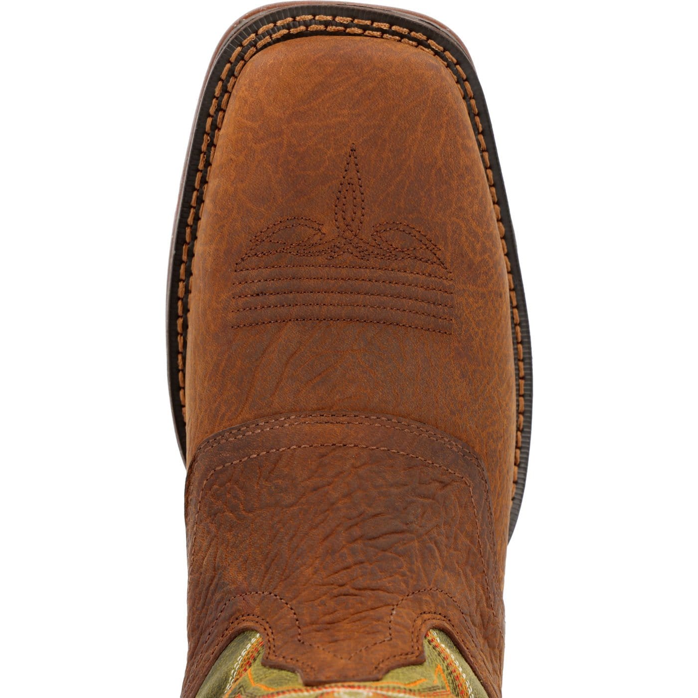 Rebel™ by Durango Dark Chestnut and Hunter Green Western Boot