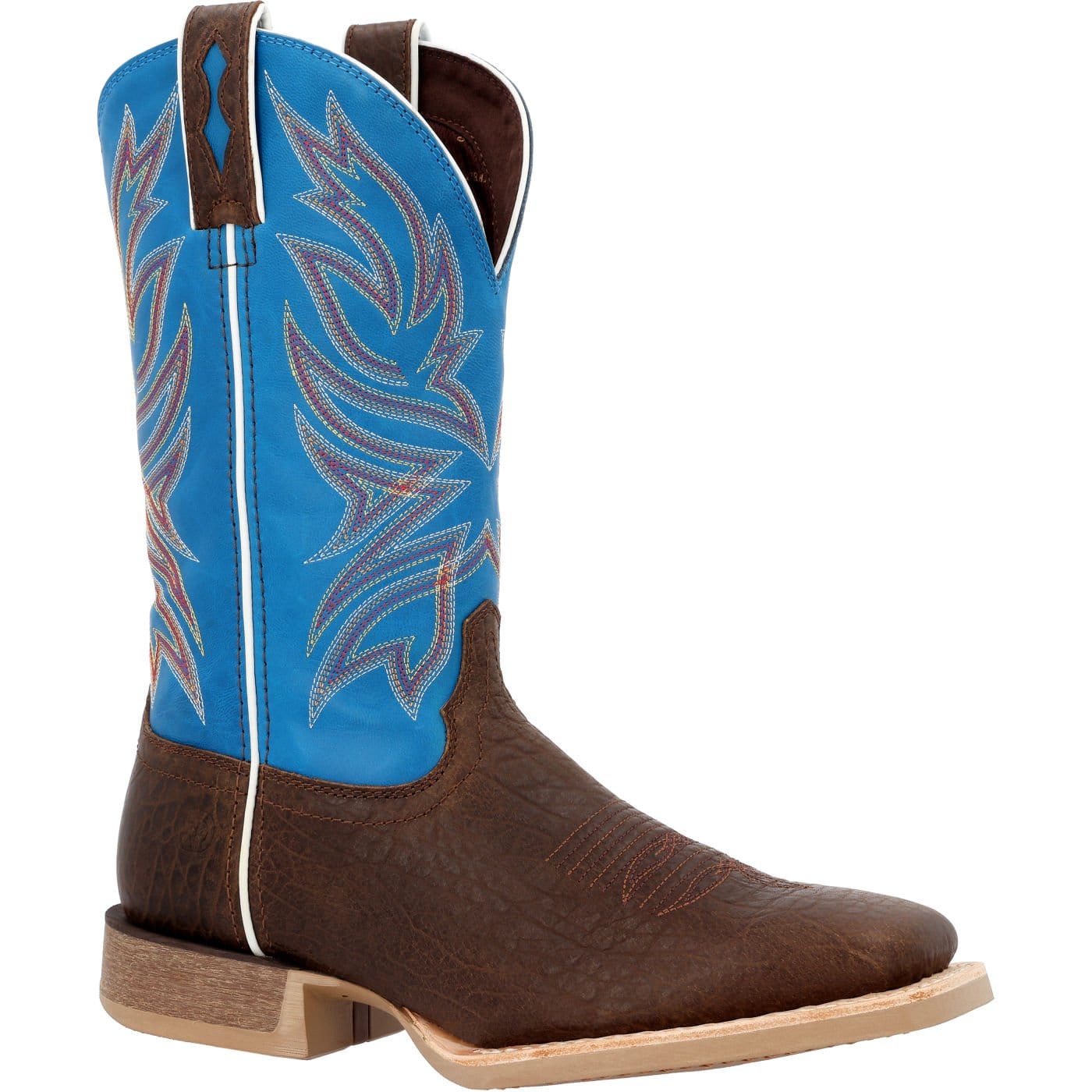 Durango Rebel Pro™ Bay Brown and Brilliant Blue Western Boot