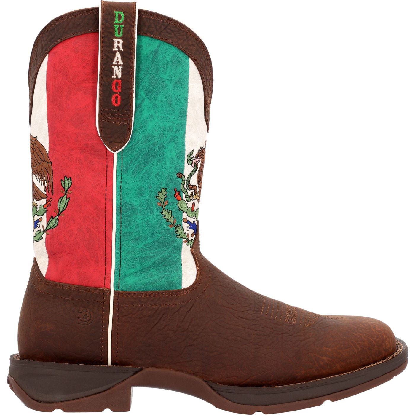 Rebel by Durango Mexico Flag Western Boot