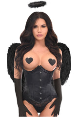 Daisy Corsets Top Drawer 4 PC Pin-Up Dark Angel Corset Costume