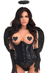 Daisy Corsets Top Drawer 4 PC Pin-Up Dark Angel Corset Costume - Daisy Corsets