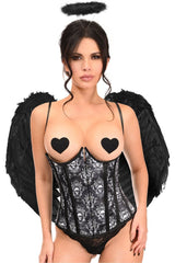 Daisy Corsets Lavish 3 PC Gothic Dark Angel Corset Costume - Daisy Corsets