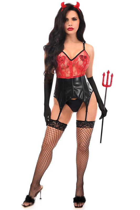 Daisy Corsets Lavish 4 PC Sexy Devil Lingerie Costume