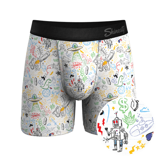 The Daily Detention | Doodle Ball Hammock® Pouch Underwear