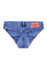 The Daytona Dong Sarong  | Denim Print Ball Hammock® Pouch Swim Briefs