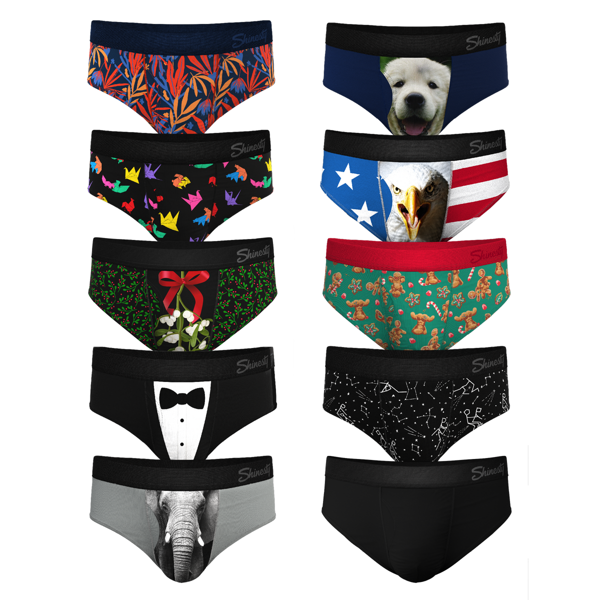 The December All-Stars | Ball Hammock® Pouch Briefs 10 Pack