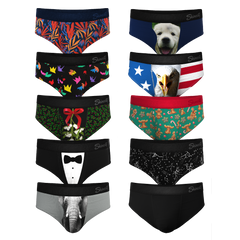 The December All-Stars | Ball Hammock® Pouch Briefs 10 Pack