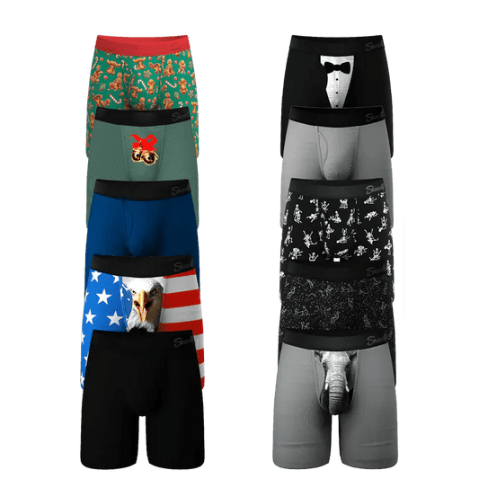 The December Standouts | Long Leg Ball Hammock® Pouch Underwear With Fly 10 Pack - Shinesty