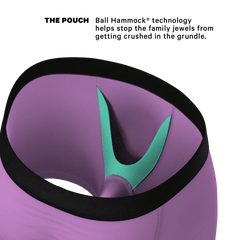 The Double Entendre | Eggplant Ball Hammock® Pouch Underwear