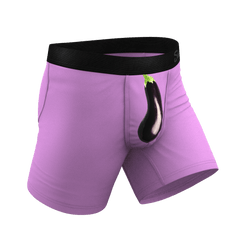 The Double Entendre | Eggplant Ball Hammock® Pouch Underwear