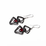 Alchemy Gothic Black Widow Earrings - Flyclothing LLC