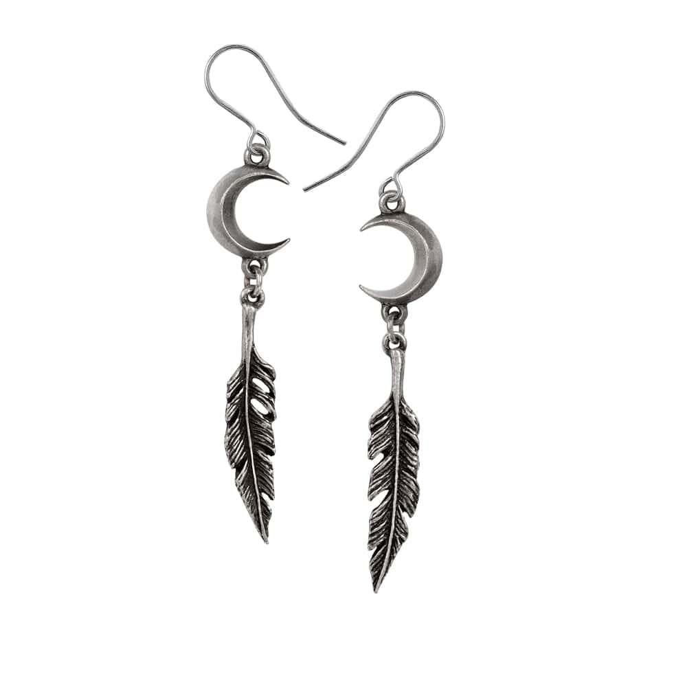 Alchemy Gothic Pagan Dream Catcher Earrings - Alchemy Gothic