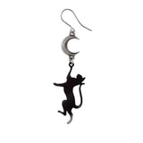 Alchemy Gothic Feline Moondream Single Earring - Alchemy Gothic