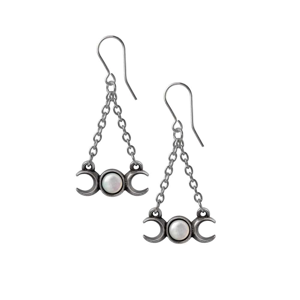 Alchemy Gothic Wiccan Moon Droppers - Alchemy Gothic