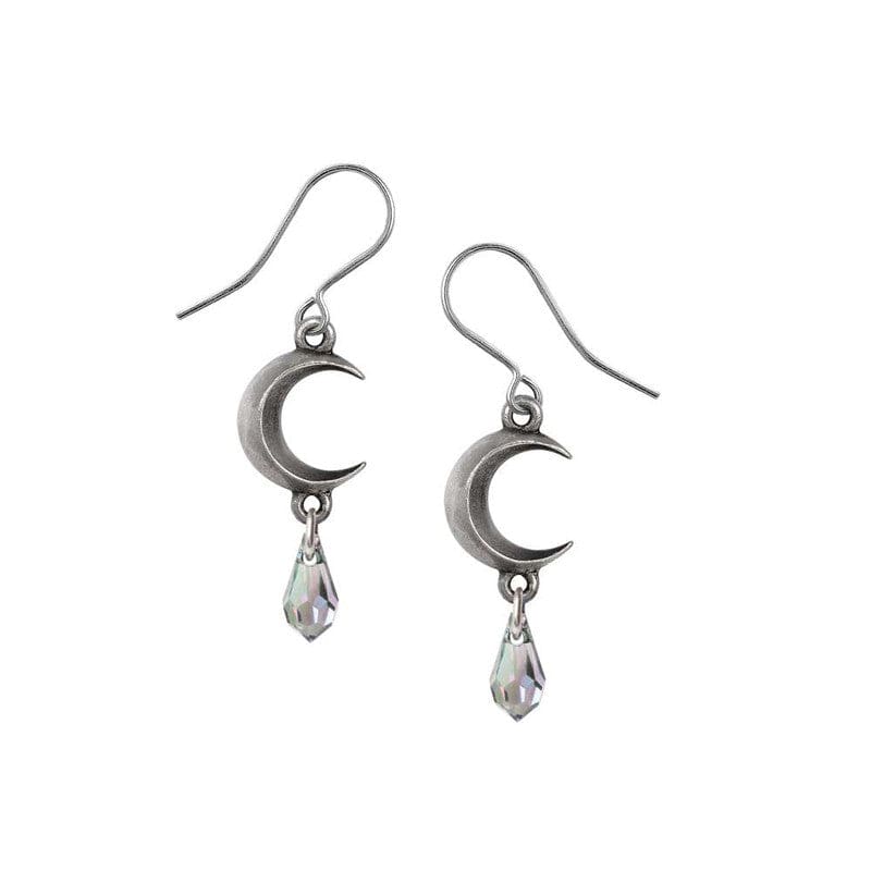 Alchemy Gothic Tears of the Moon Earrings - Crystal - Alchemy Gothic