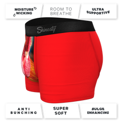 The Early Risers | Barnyard Rooster Ball Hammock® Pouch Trunks Underwear