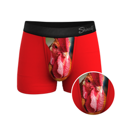 The Early Risers | Barnyard Rooster Ball Hammock® Pouch Trunks Underwear