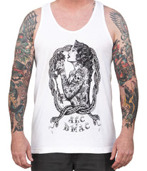 Jarad Bryant Eve Men's White Tank Top - Flyclothing LLC