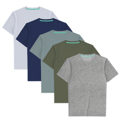 The Everyman™ Tee - 5 Pack | T Shirt For Men 5 Pack ft. Super Stupid-Soft™ Fabric