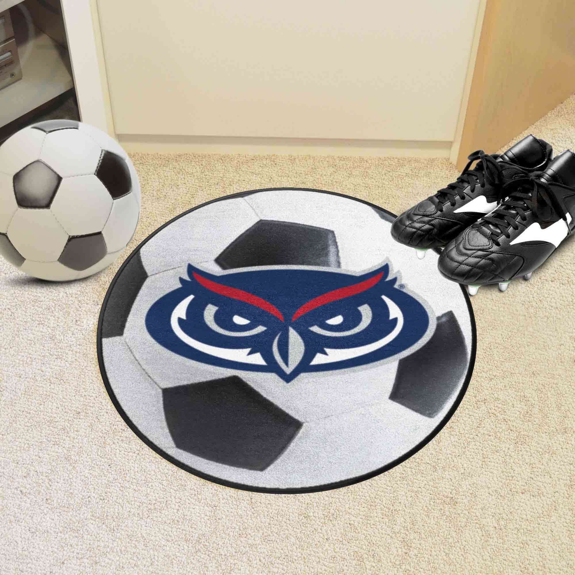 FAU Owls Soccer Ball Rug - 27in. Diameter