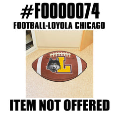 Loyola Chicago Ramblers Football Rug - 20.5in. x 32.5in.