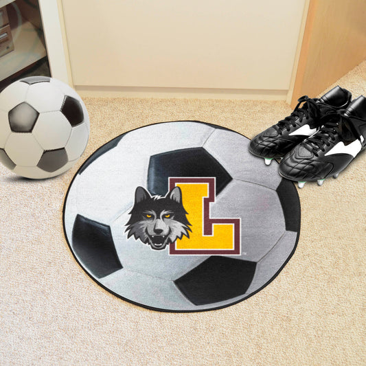 Loyola Chicago Ramblers Soccer Ball Rug - 27in. Diameter