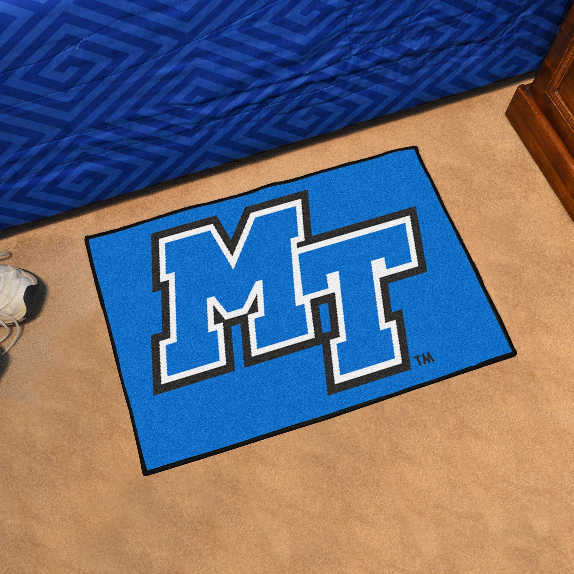 Middle Tennessee Blue Raiders Starter Mat Accent Rug - 19in. x 30in. - Middle Tennessee