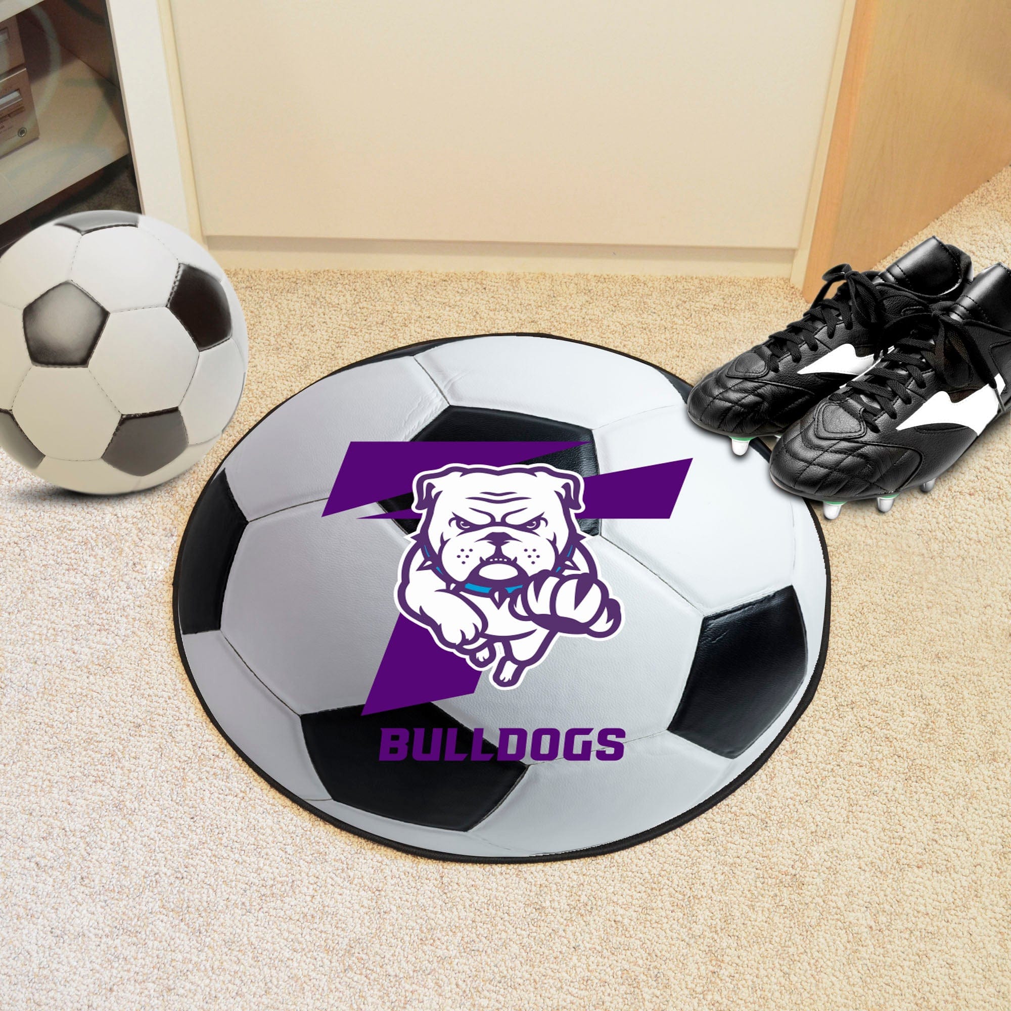 Truman State Bulldogs Soccer Ball Rug - 27in. Diameter