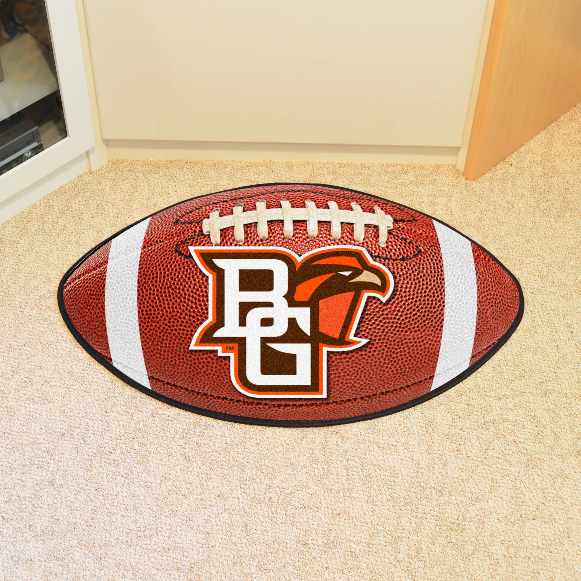 Bowling Green Falcons Football Rug - 20.5in. x 32.5in. - Bowling Green