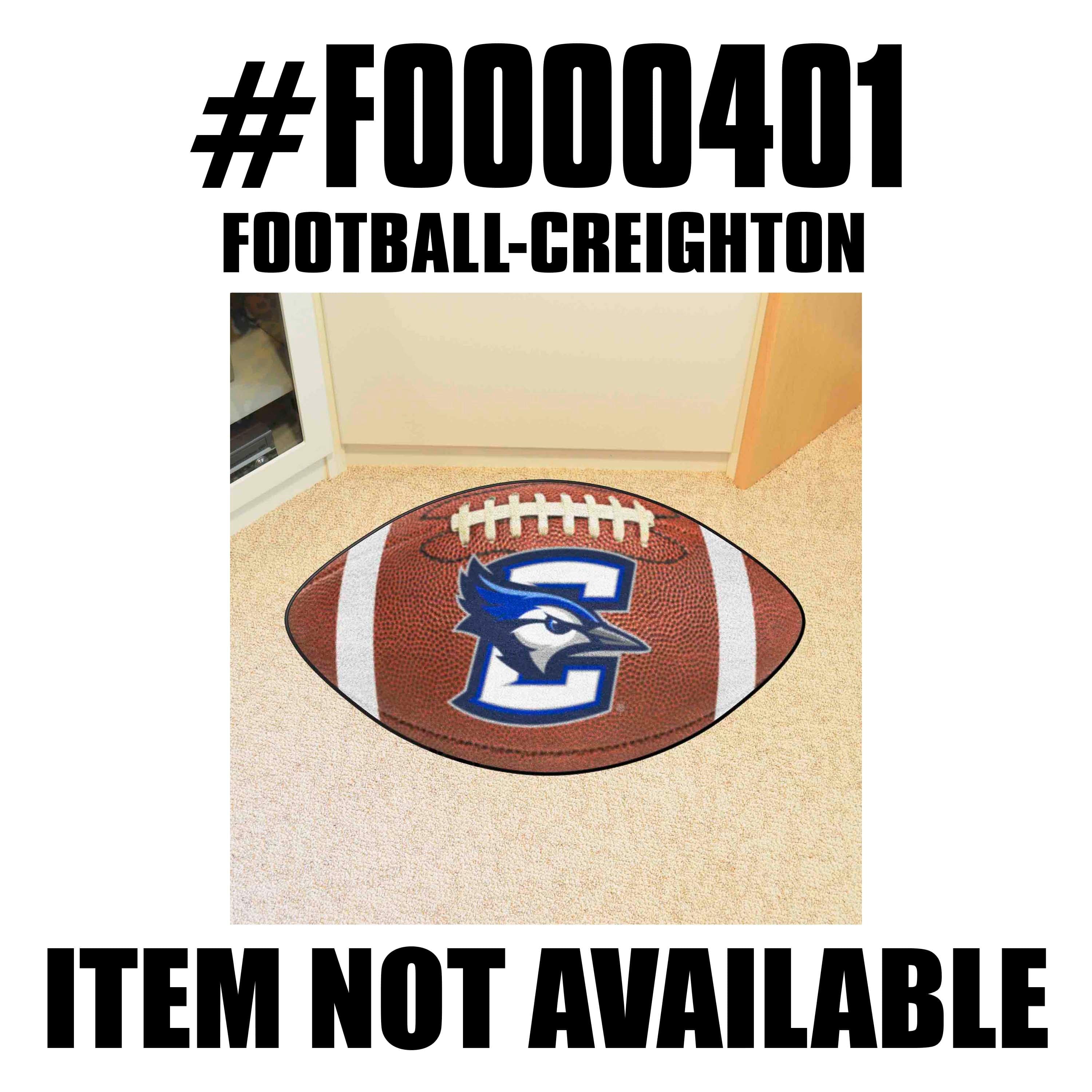 Creighton Bluejays Football Rug - 20.5in. x 32.5in. - Creighton