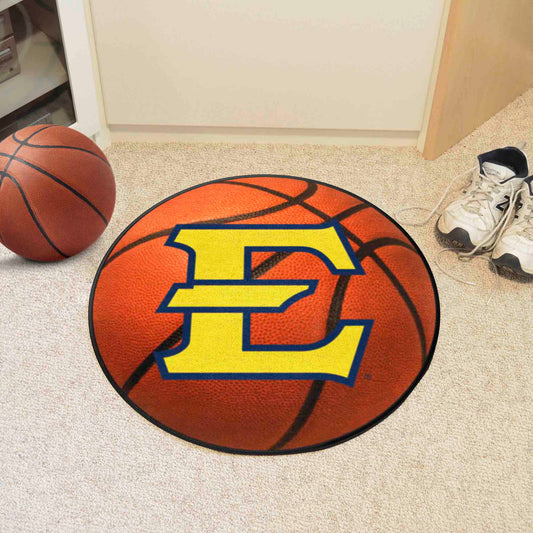 East Tennessee Buccaneers Basketball Rug - 27in. Diameter