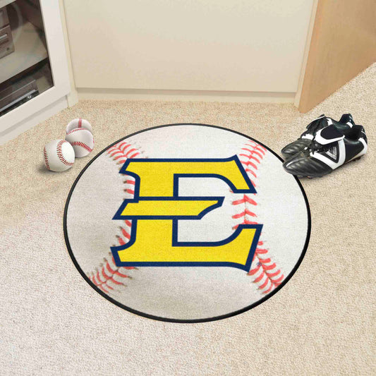 East Tennessee Buccaneers Baseball Rug - 27in. Diameter