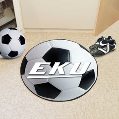 Eastern Kentucky Colonels Soccer Ball Rug - 27in. Diameter - Eastern Kentucky