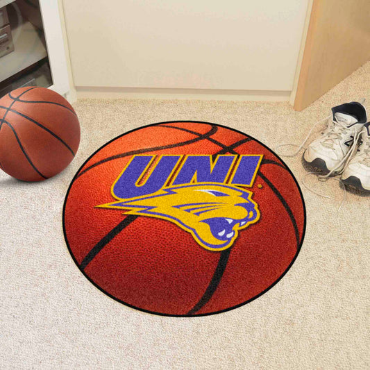 Northern Iowa Panthers Basketball Rug - 27in. Diameter