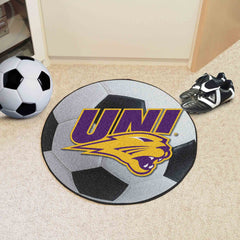 Northern Iowa Panthers Soccer Ball Rug - 27in. Diameter