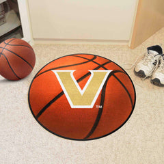 Vanderbilt Commodores Basketball Rug - 27in. Diameter