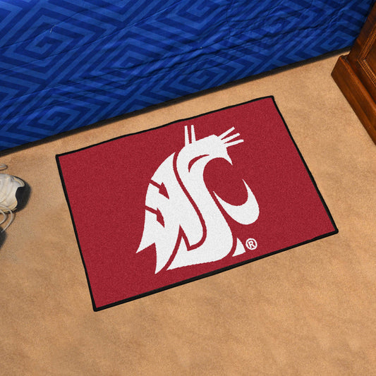 Washington State Cougars Starter Mat Accent Rug - 19in. x 30in.