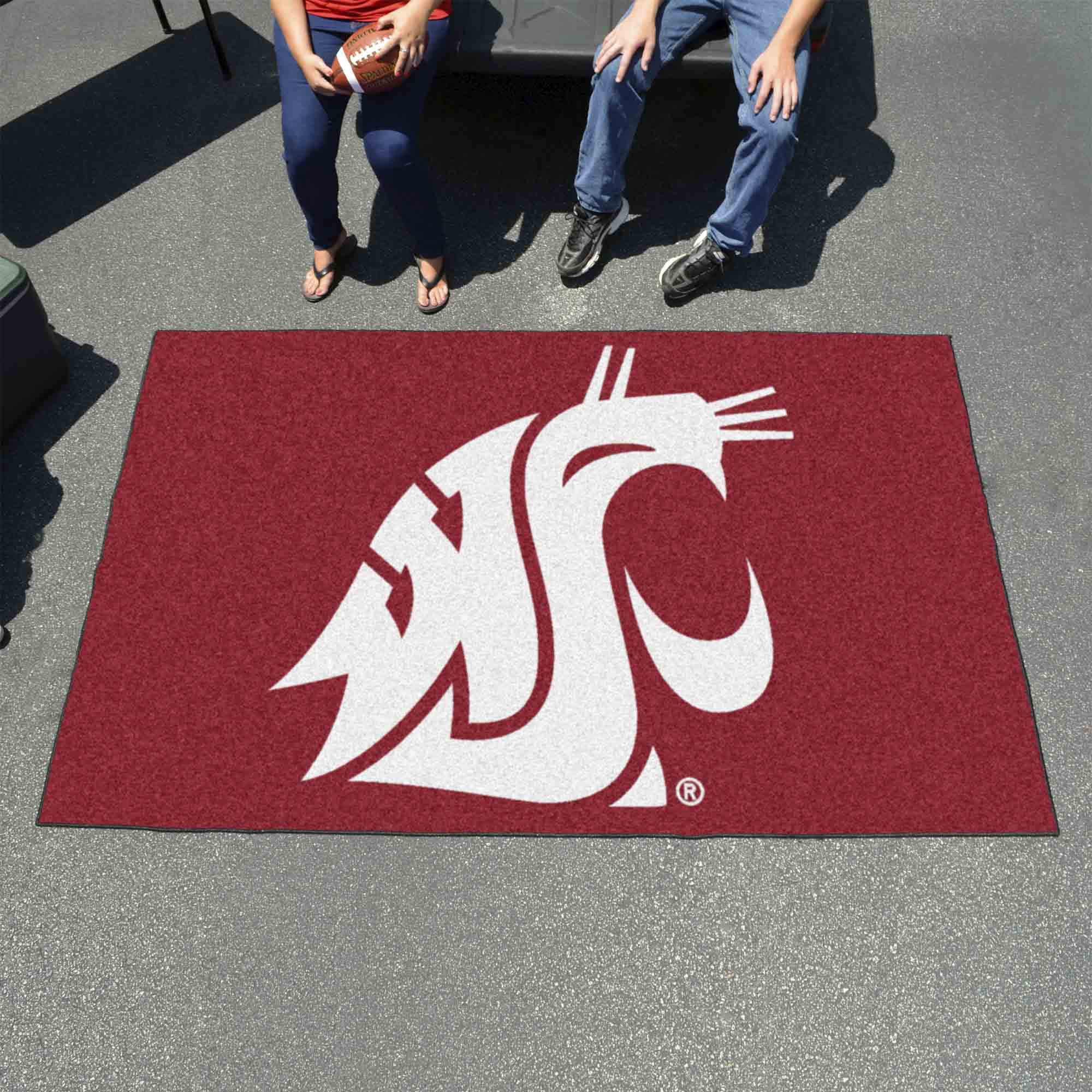 Washington State Cougars Ulti-Mat Rug - 5ft. x 8ft.