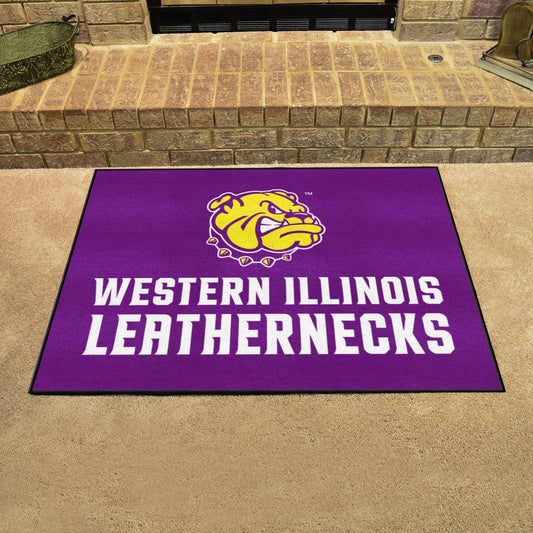 Western Illinois Leathernecks All-Star Rug - 34 in. x 42.5 in.