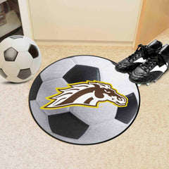 Western Michigan Broncos Soccer Ball Rug - 27in. Diameter