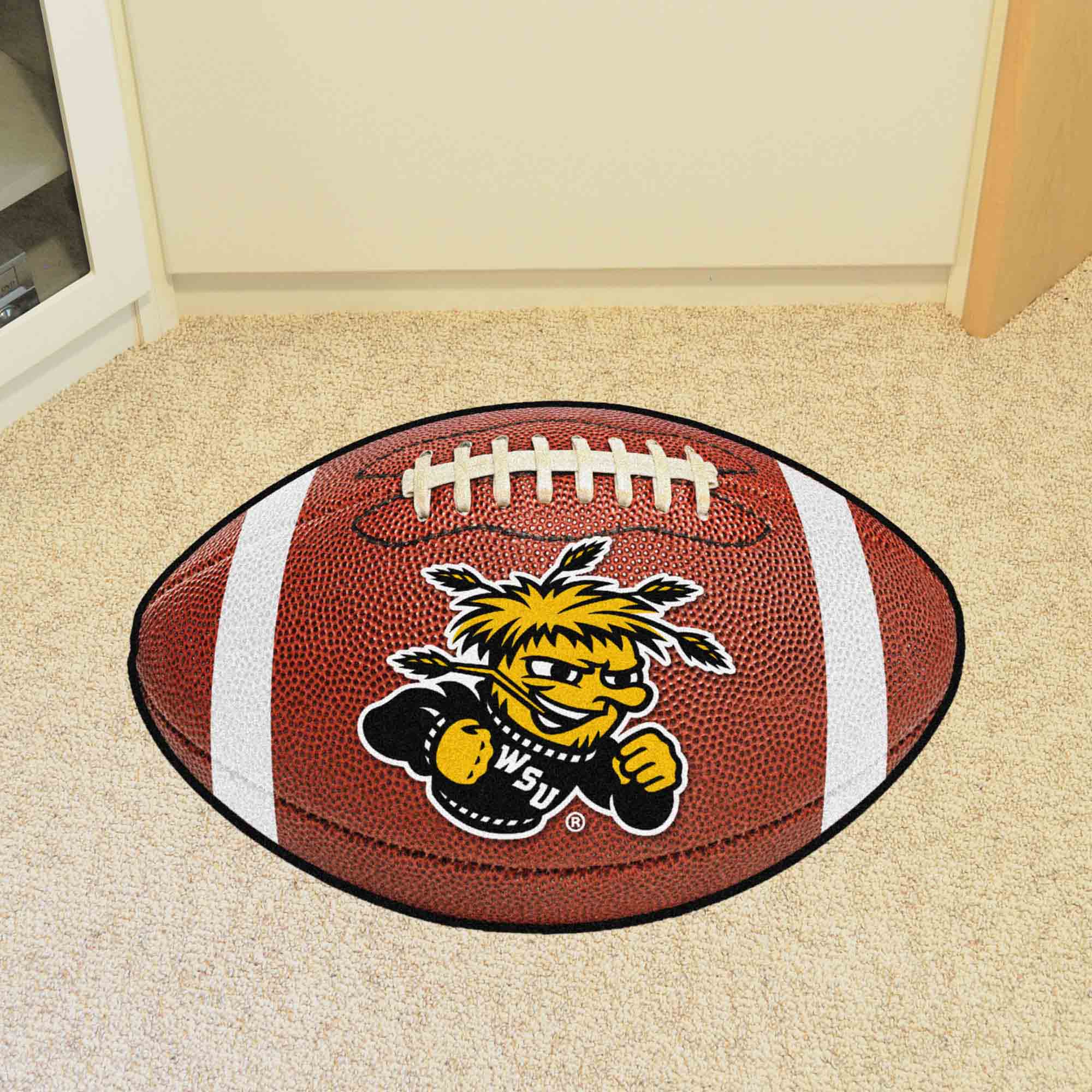 Wichita State Shockers Football Rug - 20.5in. x 32.5in.